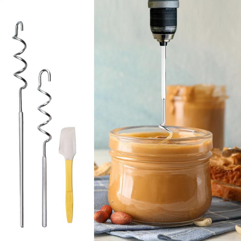 Kitchen Gadgets Mixer - Mixer mentega kacang baja tahan karat,