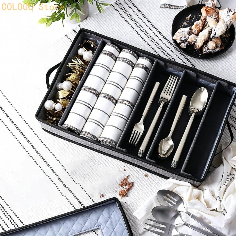 Kitchen Gadgets Store - Unit Penyimpanan Sendok Garpu Praktis Dengan