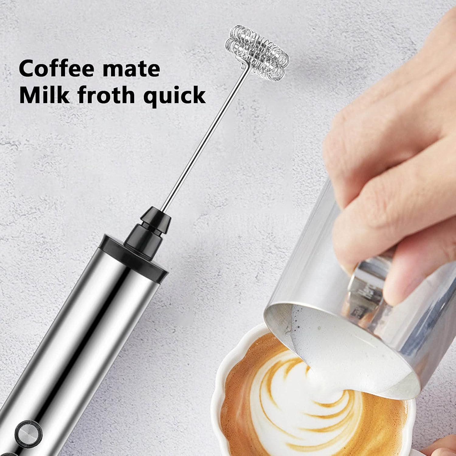 Kitchen Gadgets Mixer - Pengaduk Susu Elektrik Genggam 3 in