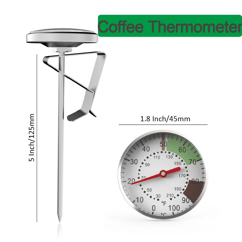 Kitchen Hanging Gadgets - 0-100 ° C Termometer Makanan Baja
