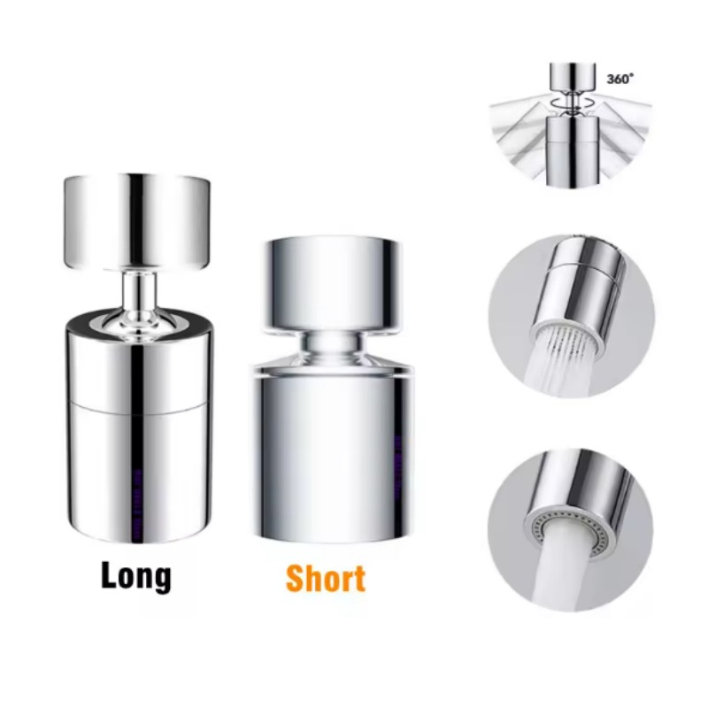 Kitchen Gadgets Mixer - Aerator Keran Dapur Anti-cipratan Fungsi Ganda,