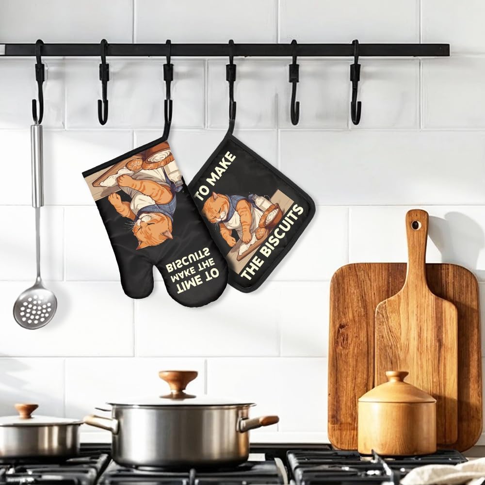 Set Sarung Tangan Oven dan Pen - Kitchen Gadgets For Dad ulasan dan harga