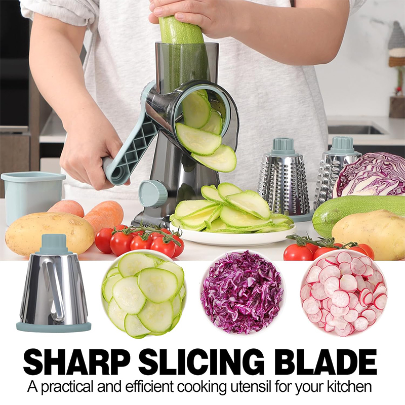 LMETJMA pemarut keju putar 3 i - Kitchen Gadgets Dropshipping ulasan dan harga