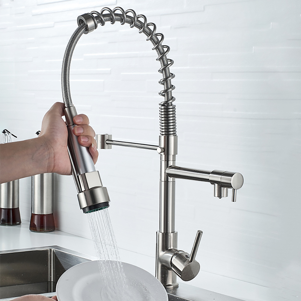 DQOK Hitam Disikat Musim Semi  - Kitchen Gadgets Mixer ulasan dan harga