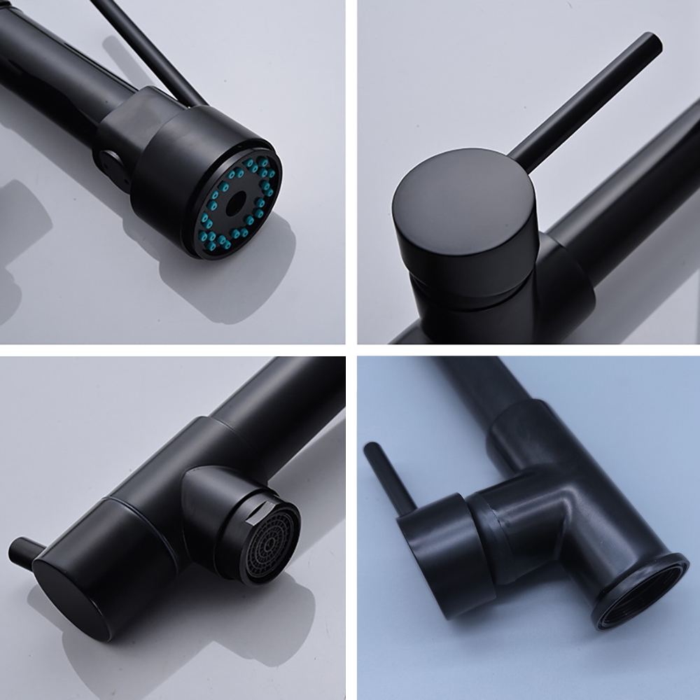 DQOK Hitam Disikat Musim Semi  - Kitchen Gadgets Mixer ulasan dan harga