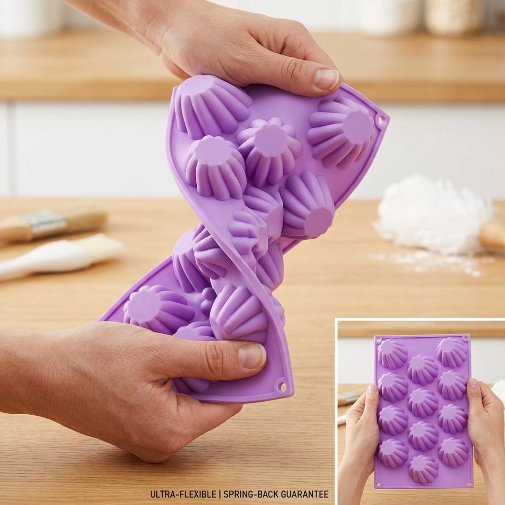 Cetakan Silikon Mini Spiral 12 - Kitchen Hanging Gadgets ulasan dan harga